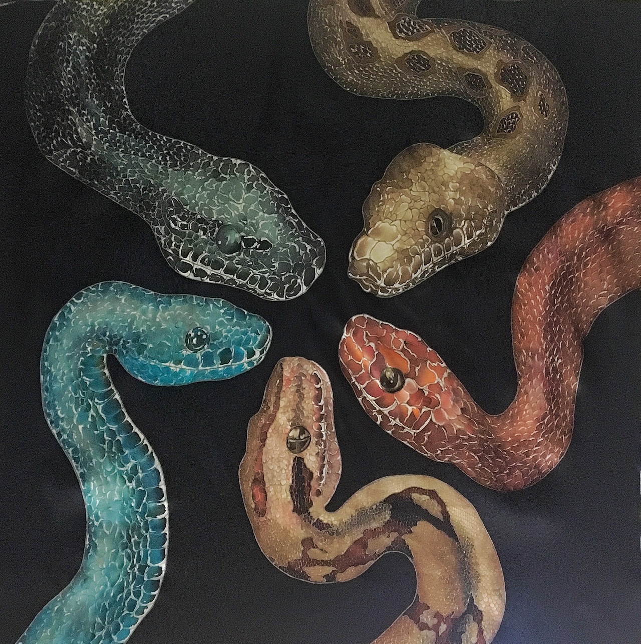 真丝手绘蛇（图ZMTIzNjA4NTk2） - 创作习作 - 站酷设计师换学别跑原创素材 - 站酷ZCOOL