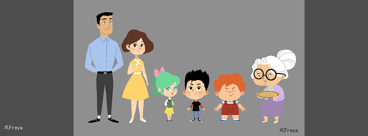 二维动画片和绘本前期设计项目（图ZMjYyMjI5MTIw） - 动画片 - 站酷设计师凤Freya原创素材 - 站酷ZCOOL