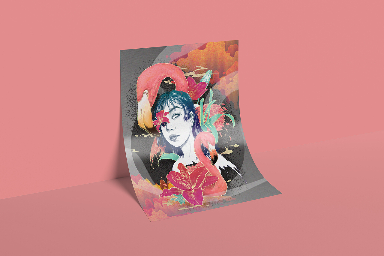Self-portrait（图ZMTEzOTQyMjMy） - 商业插画 - 站酷设计师苏艺SUKI原创素材 - 站酷ZCOOL
