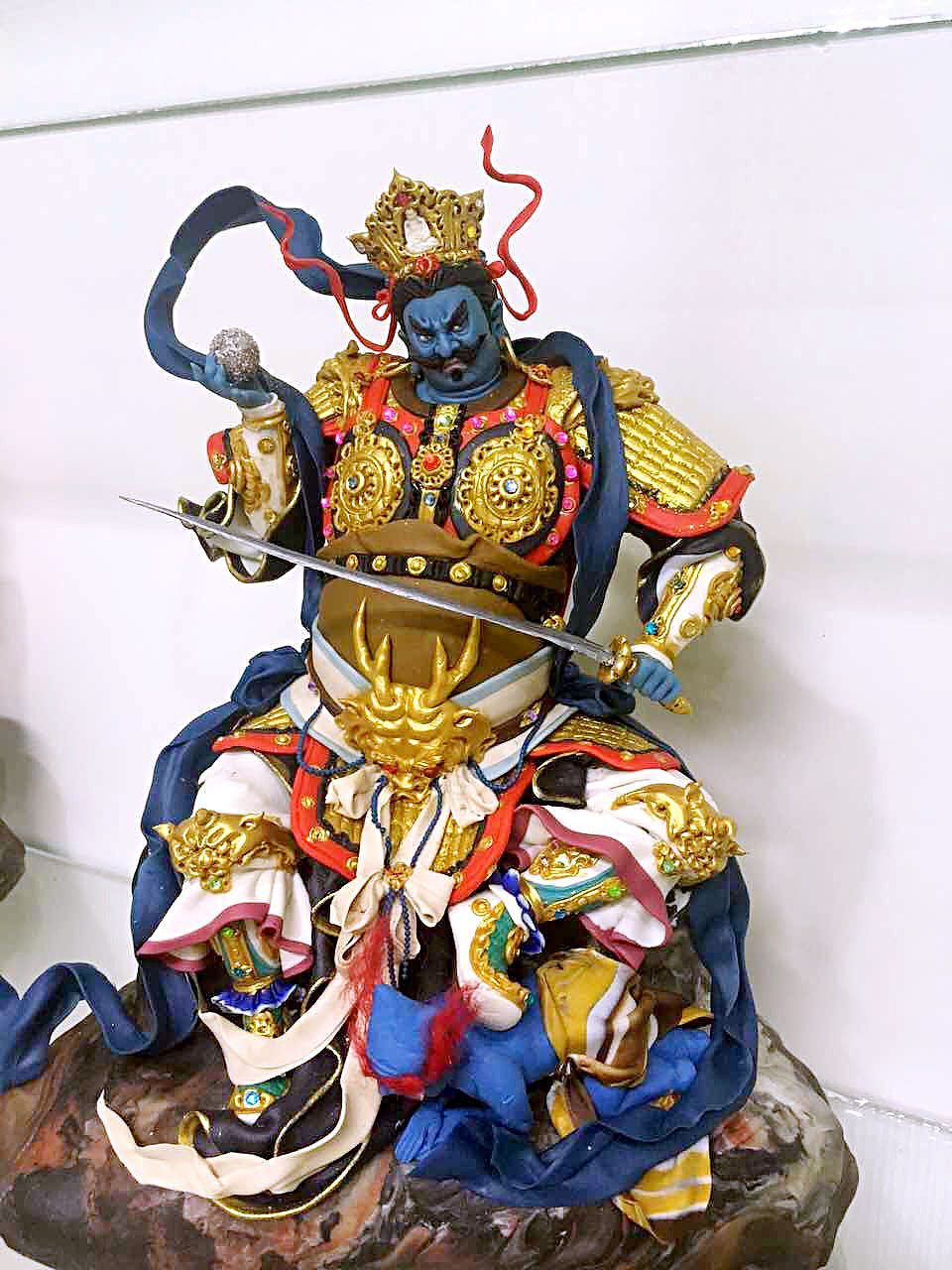 西游记《四大天王》（图ZMzE3MTg1MDQ4） - 工艺品设计 - 站酷设计师少东面塑原创素材 - 站酷ZCOOL