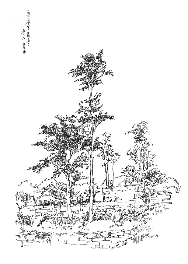 再回石板岩-水性笔速写（图ZMTU5NjEwNA==） - 绘画 - 站酷设计师76789285原创素材 - 站酷ZCOOL