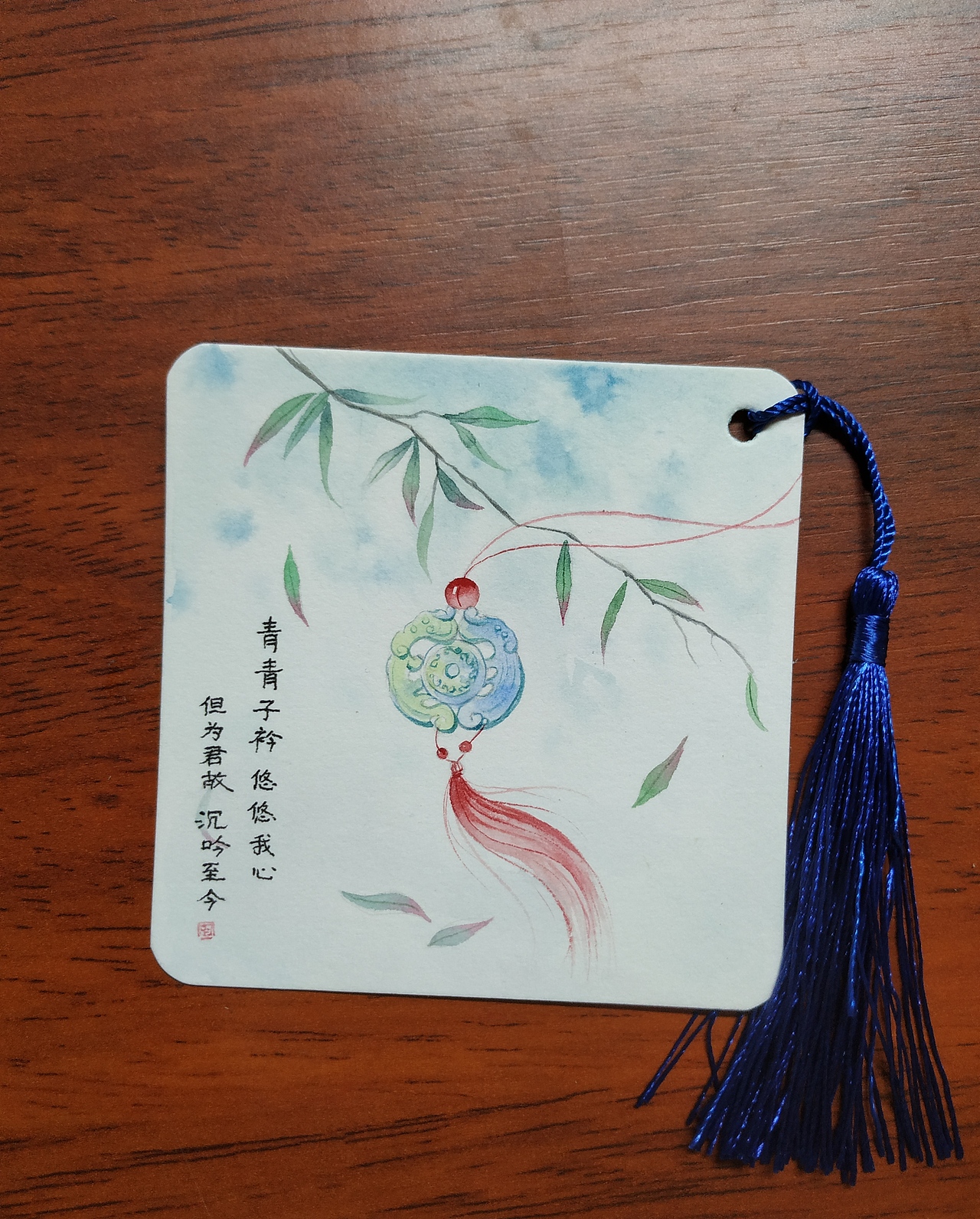 一组古风水彩书签92荆门|设计爱好者小阳阳和小豆子0|0|22原创作品