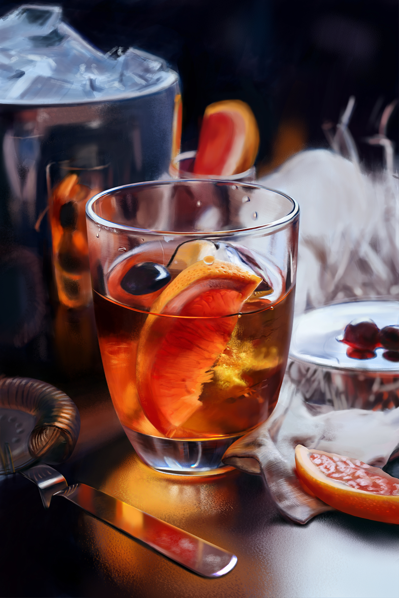 插画练习，超写实静物练习NO.2（图ZODg5MjY0MjA=） - 创作习作 - 站酷设计师花花公仔原创素材 - 站酷ZCOOL