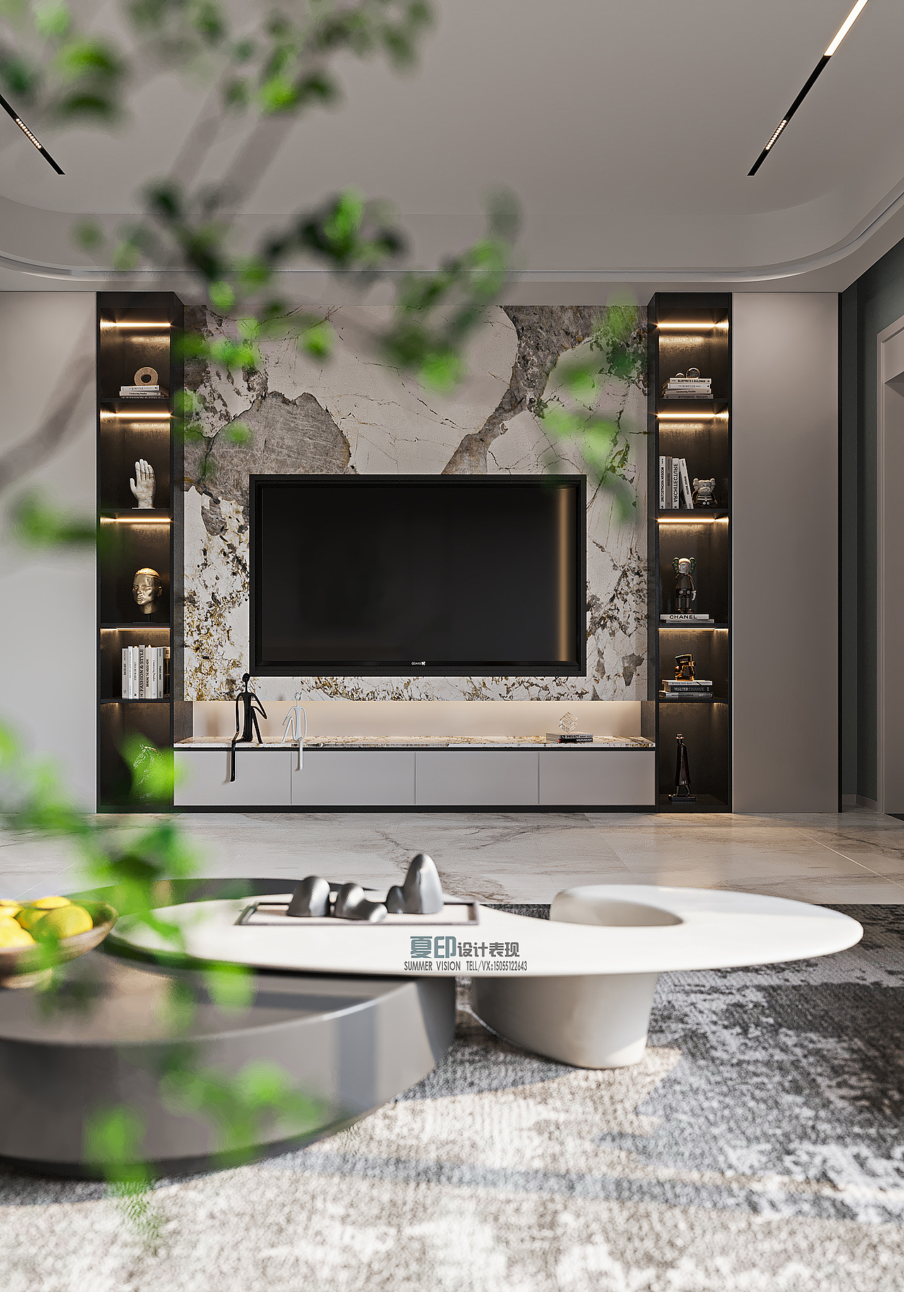 夏印设计表现//现代轻奢