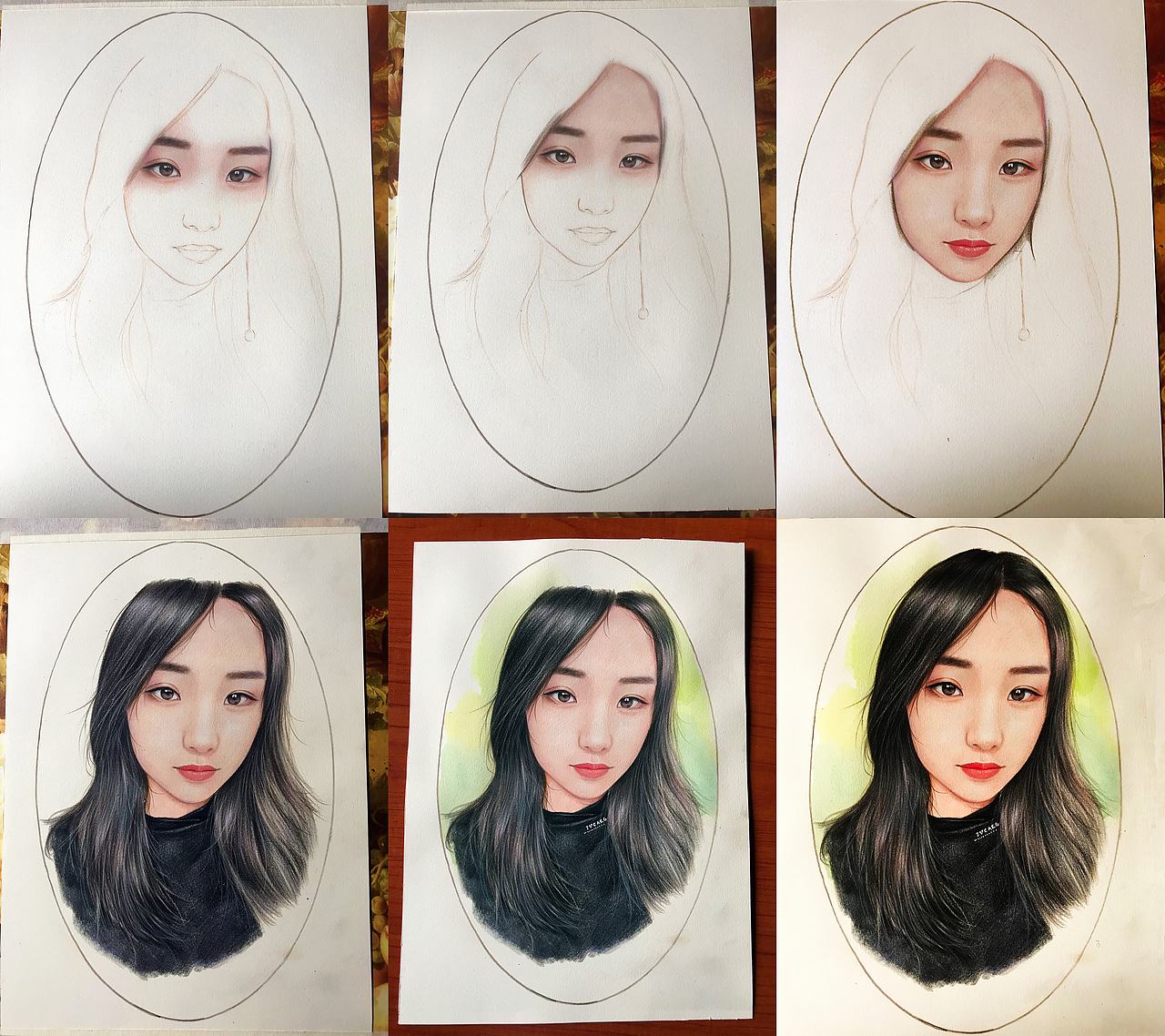 2018中秋彩铅手绘专辑