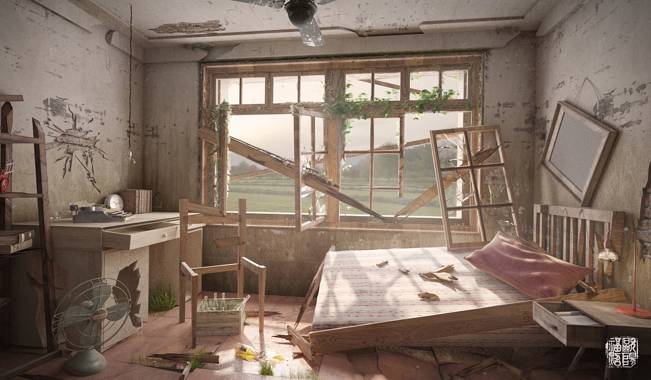 个人的室内cg静帧作品练习