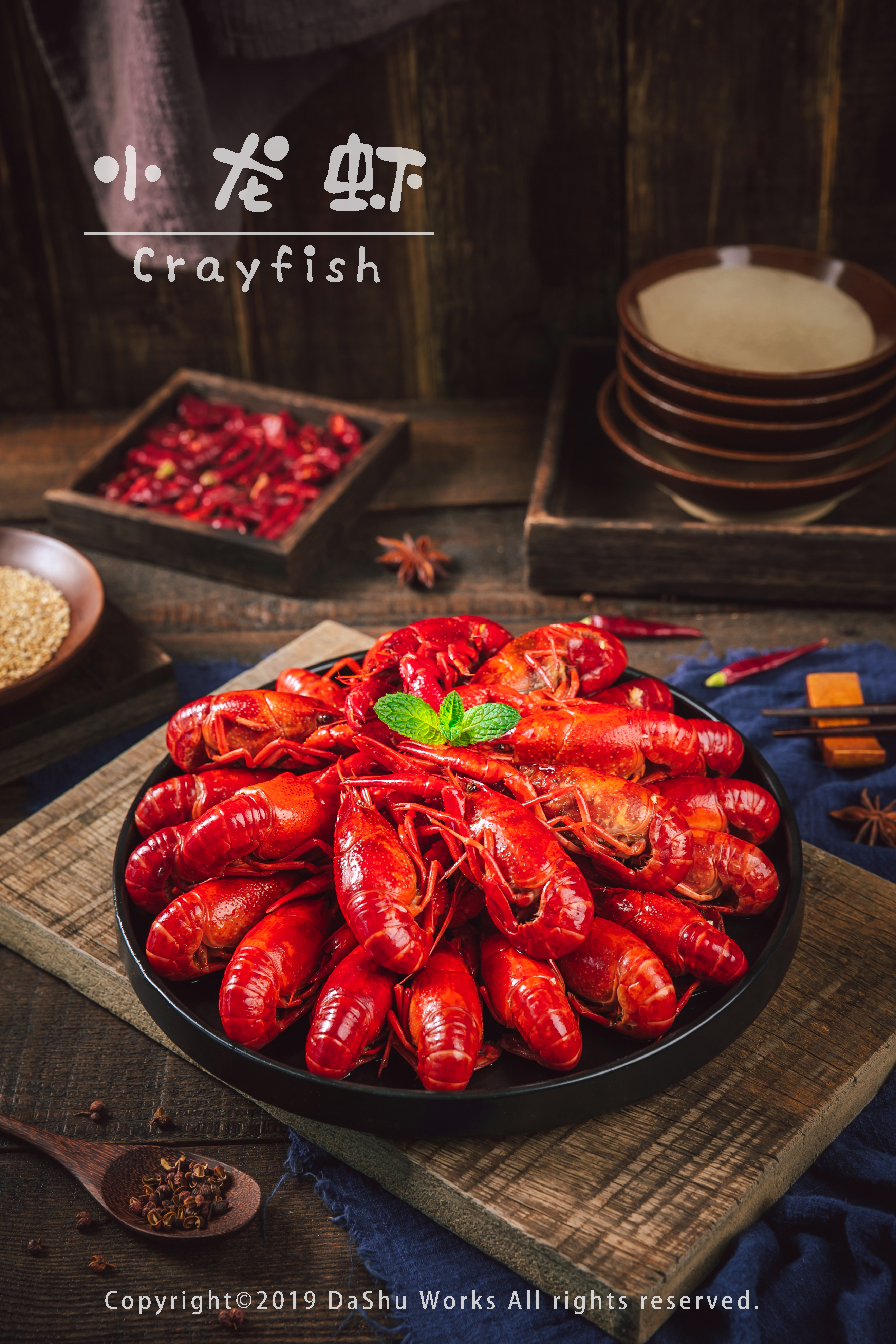 麻辣小龙虾|小龙虾|摄影|静物|大树 - 原创作品 - 站酷 (zcool)