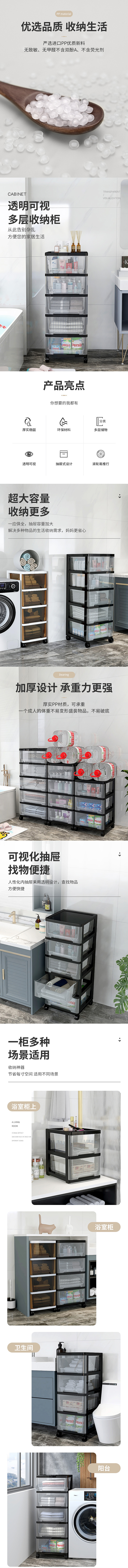透明收纳柜详情