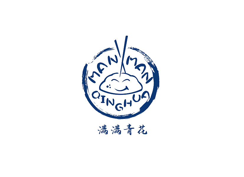 大青花饺子logo