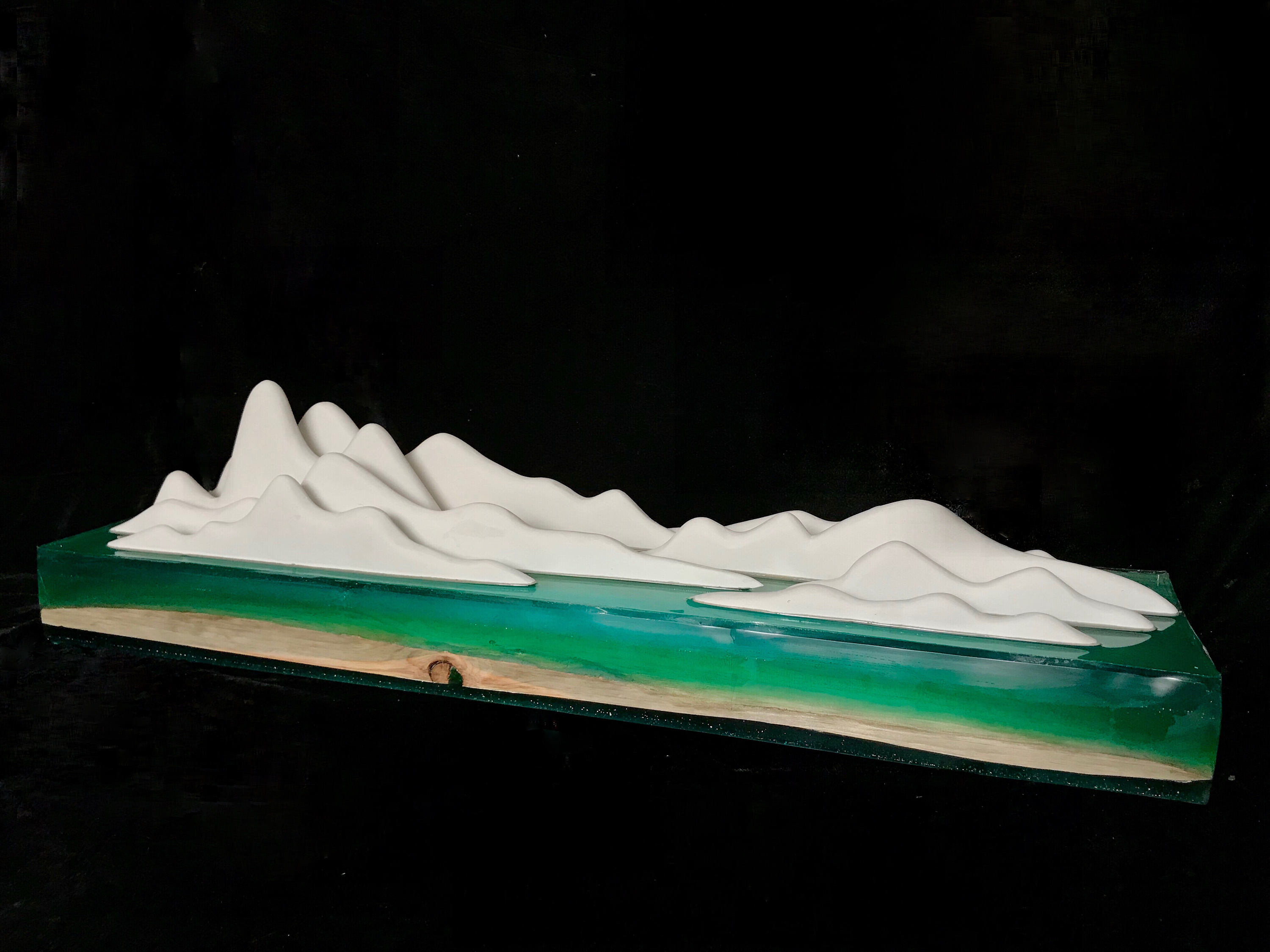 山·水|纯艺术|雕塑|鞋子会说话 - 原创作品 - 站酷 (zcool)