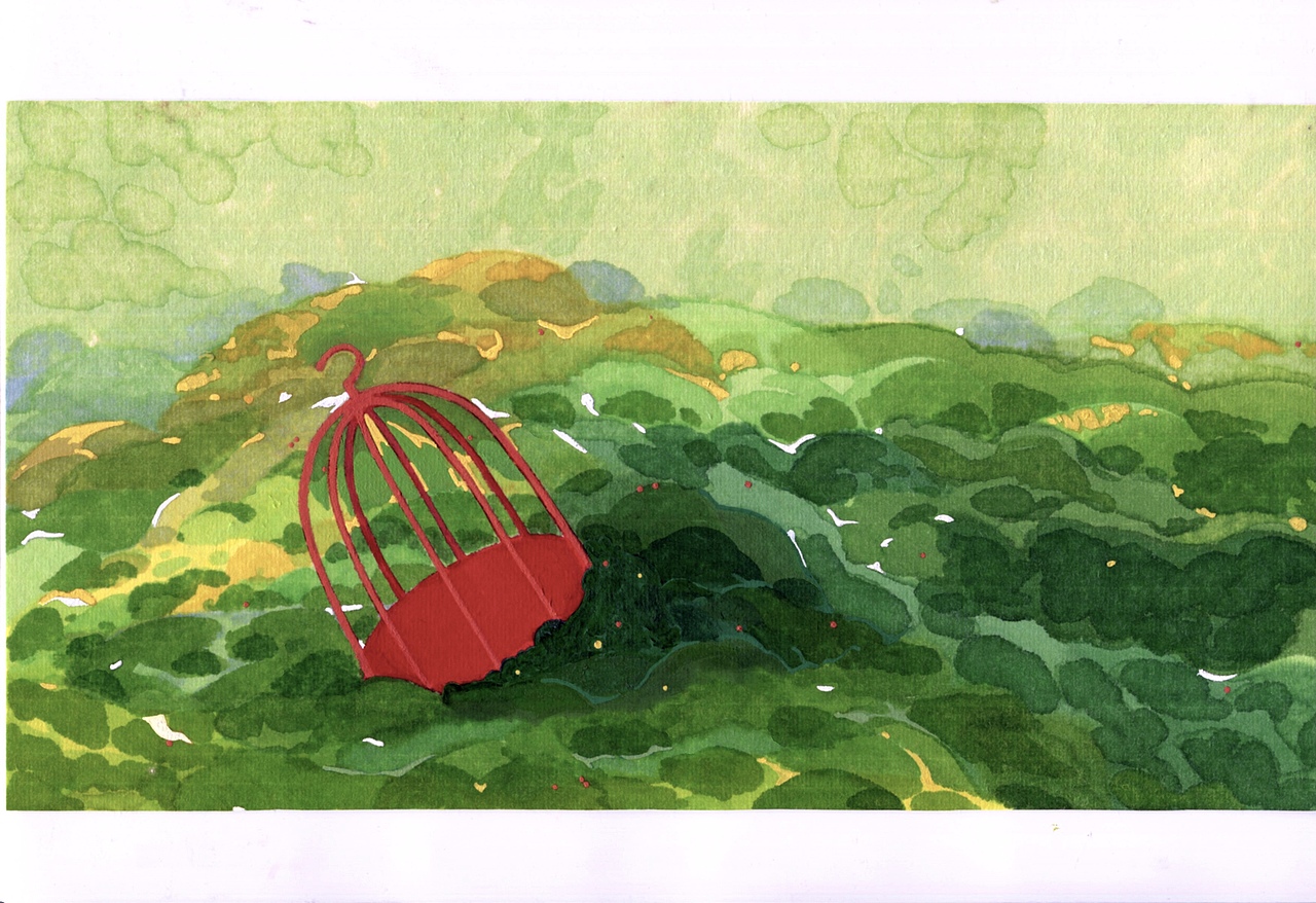 《绿》（图ZMjc5Mzk5NDc2） - 艺术插画 - 站酷设计师日尧日尧原创素材 - 站酷ZCOOL