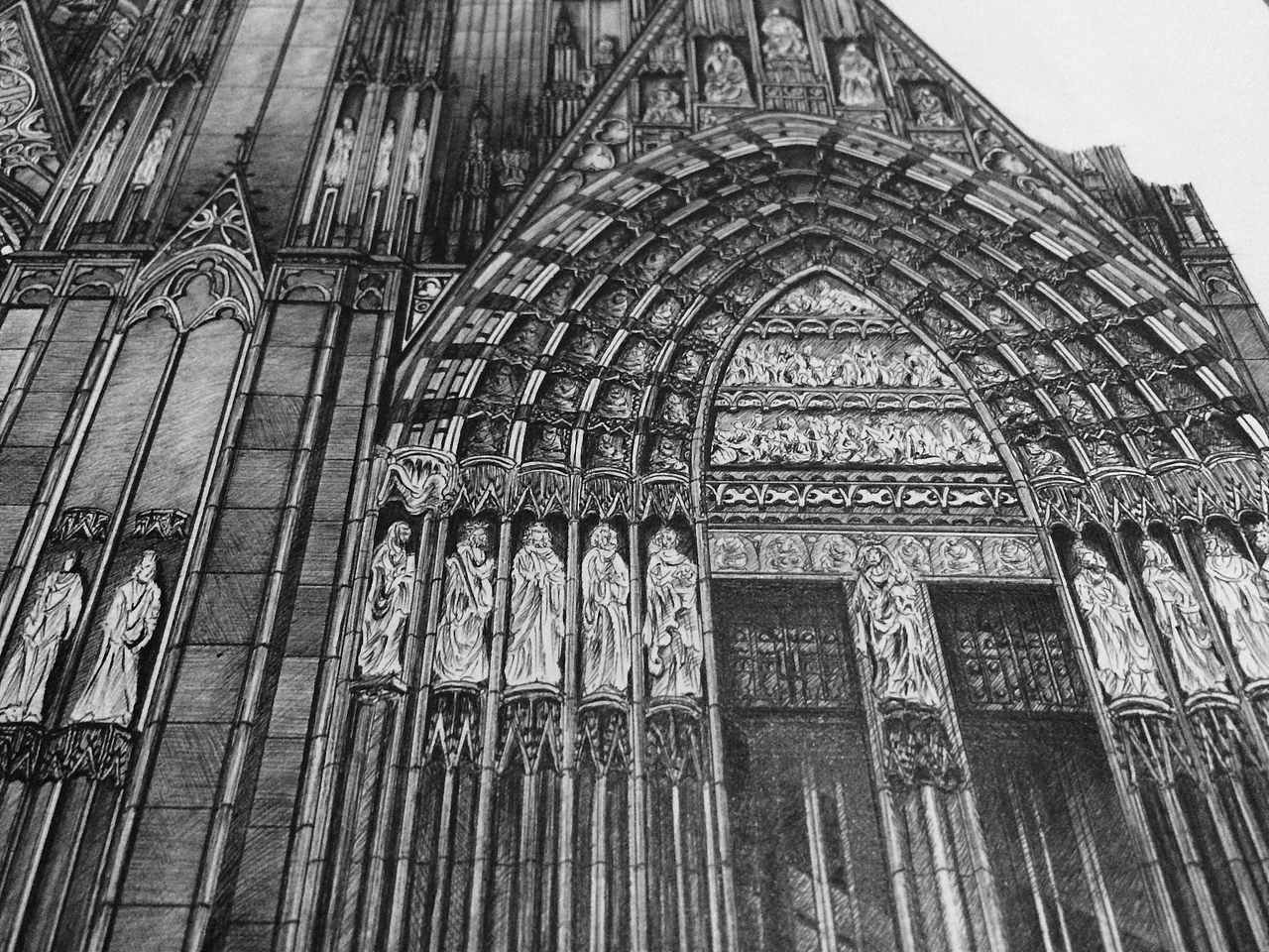 科隆大教堂（图ZNjcwMTg1NjQ=） - 绘画 - 站酷设计师loong_原创素材 - 站酷ZCOOL