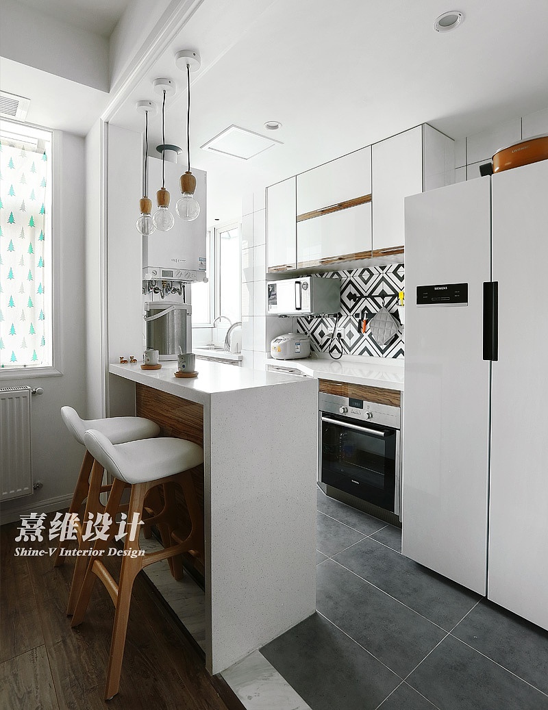熹维设计丨原创实景《莫奈小居》（图ZNjgzMjE4NzI=） - 家装设计 - 站酷设计师熹维设计原创素材 - 站酷ZCOOL