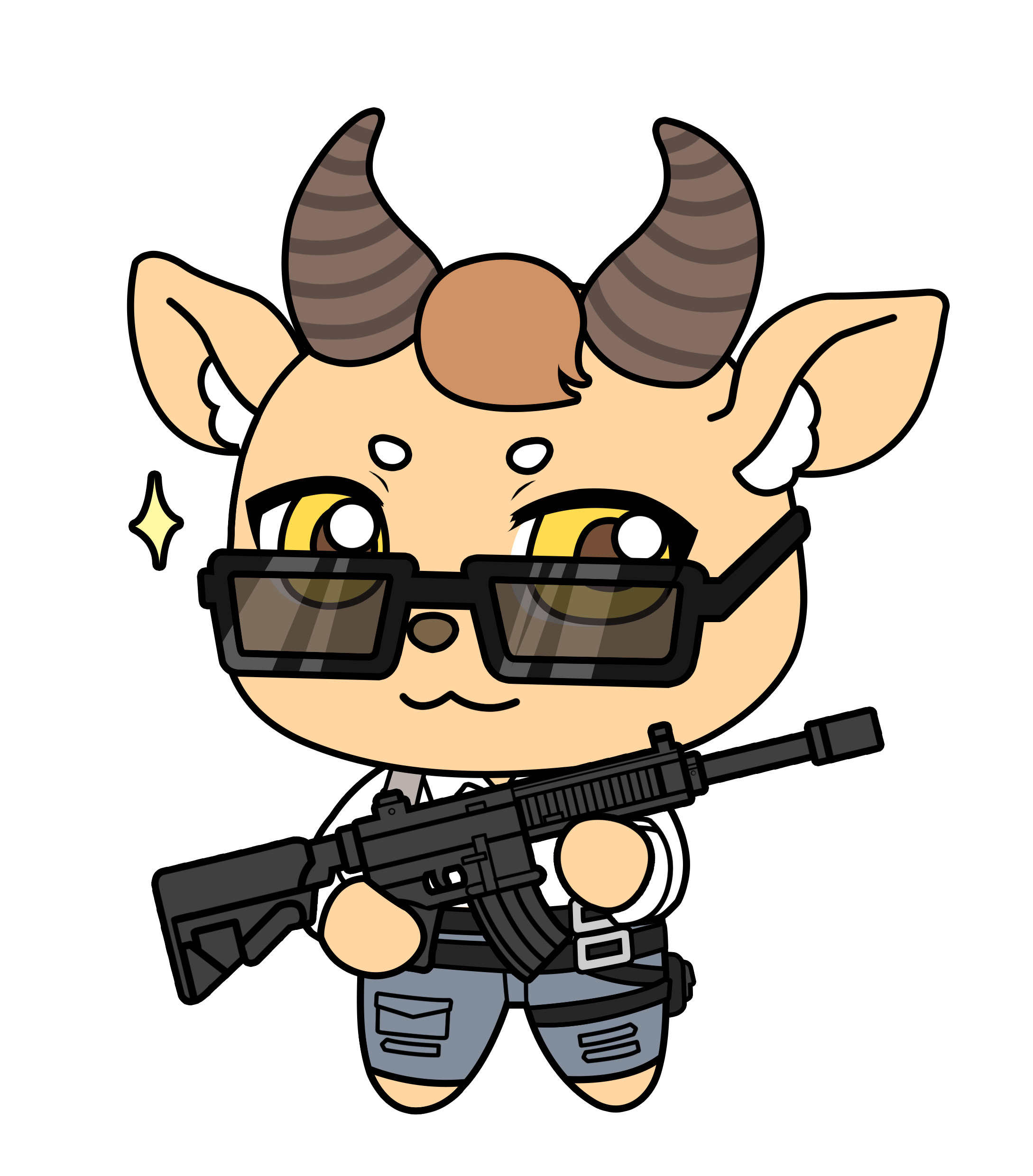 羚羊吉祥物设计/banner/羚羊logo