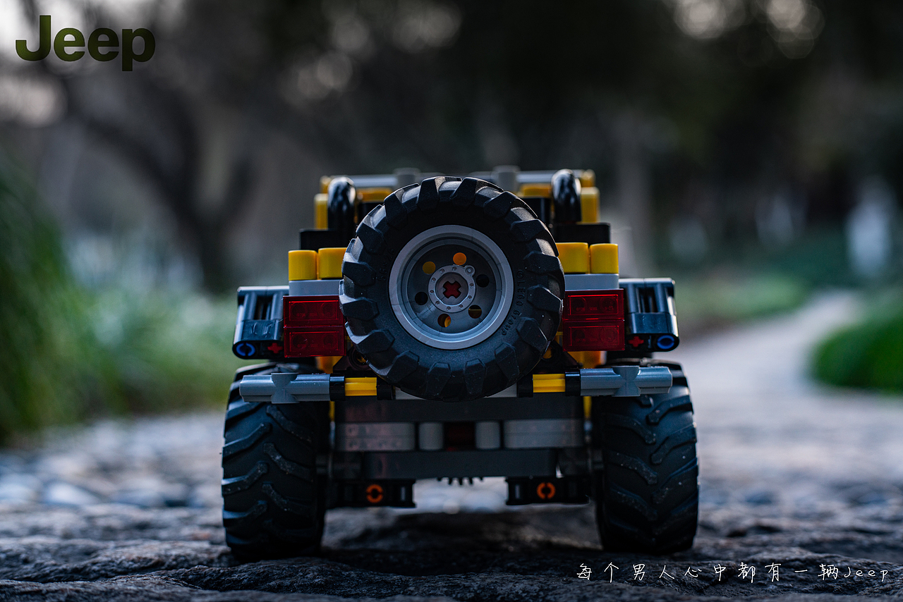 JEEP乐高积木拼装玩具拍摄