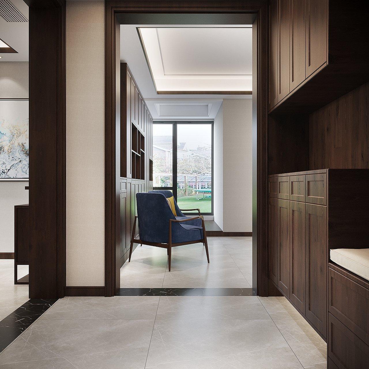 新中式作品（圖ZMTk0MDc5NTI4） - 家裝設(shè)計(jì) - 站酷設(shè)計(jì)師郭超設(shè)計(jì)Franck原創(chuàng)素材 - 站酷ZCOOL