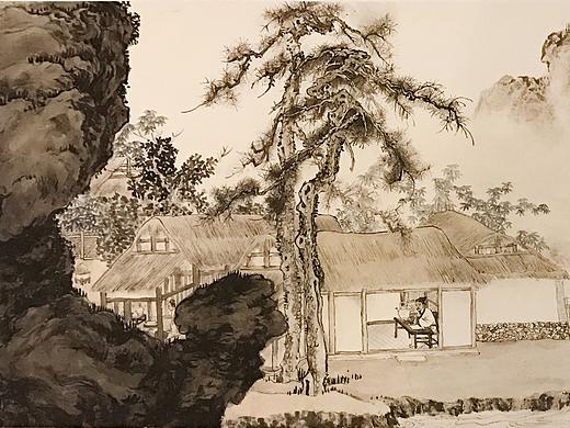 明清山水画临摹