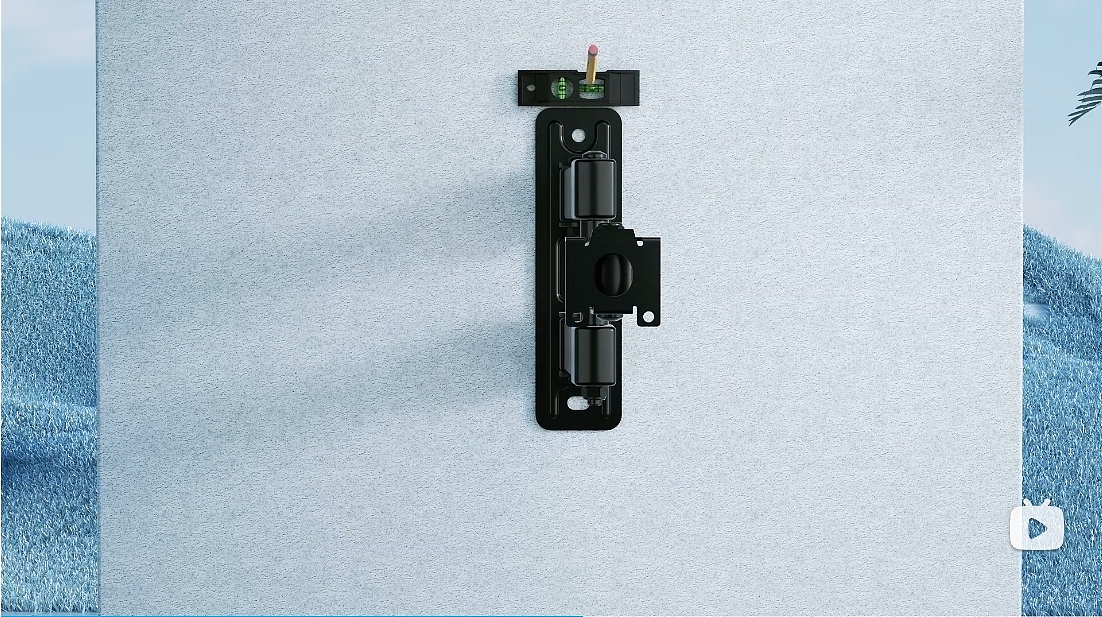 电视挂架三维视频