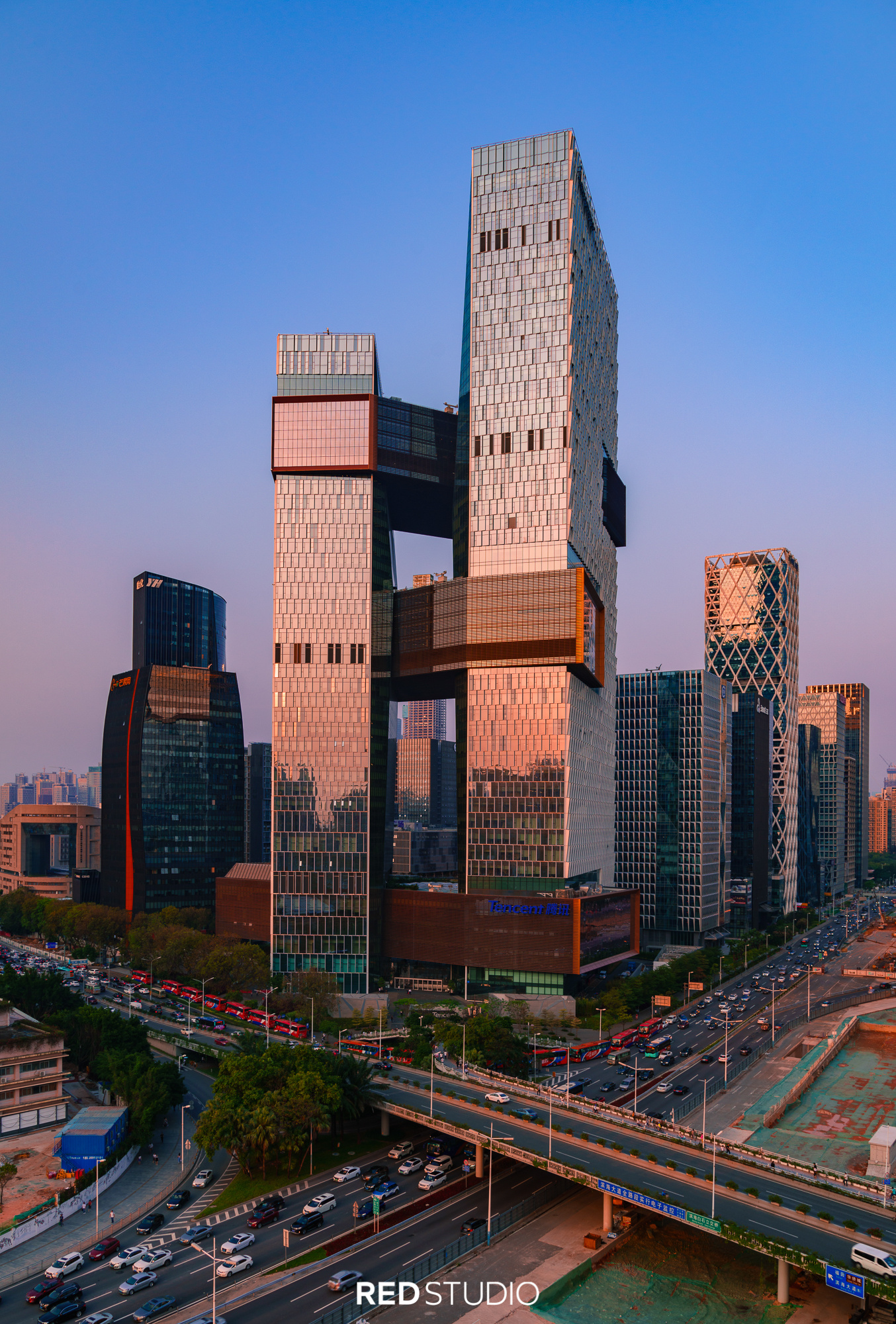 深圳后海最新建设的超高层立面库 - 品素品设计