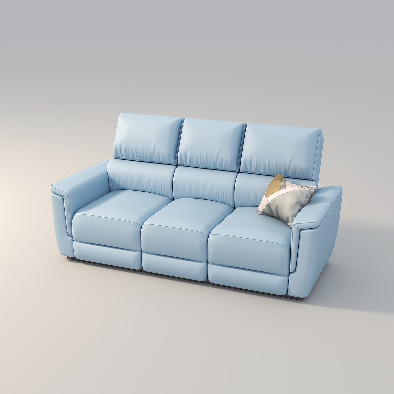 芝華士多功能沙發(fā)藍(lán)款建模渲染（圖ZMjgyNTU4Nzk2） - 產(chǎn)品 - 站酷設(shè)計(jì)師嚕啦咧嚕原創(chuàng)素材 - 站酷ZCOOL
