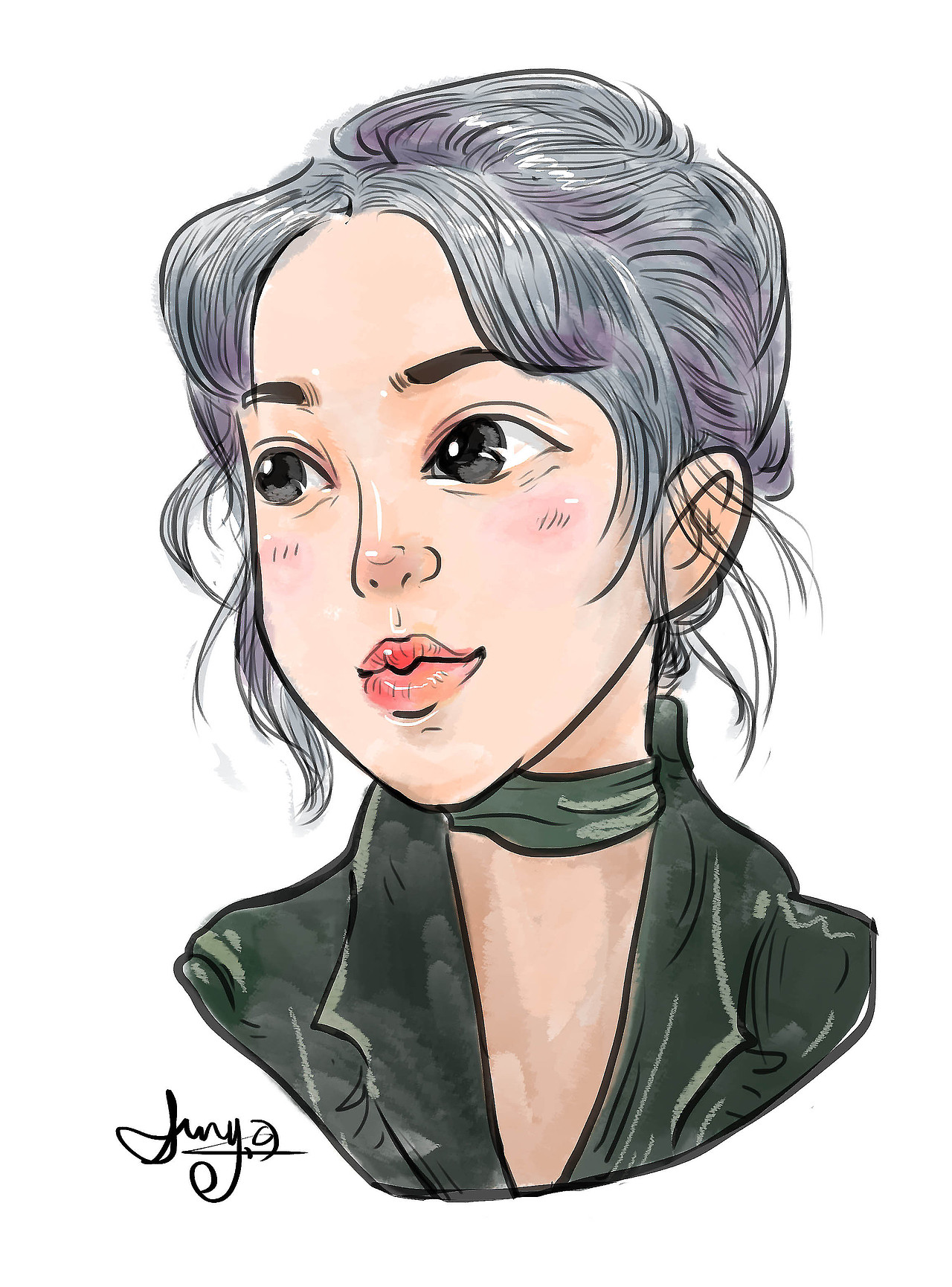 最近的(2018.5~6月)头像绘 by Amy.a