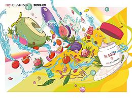 #my CLARINS 寻找天然好食肌# COLOR DANCE