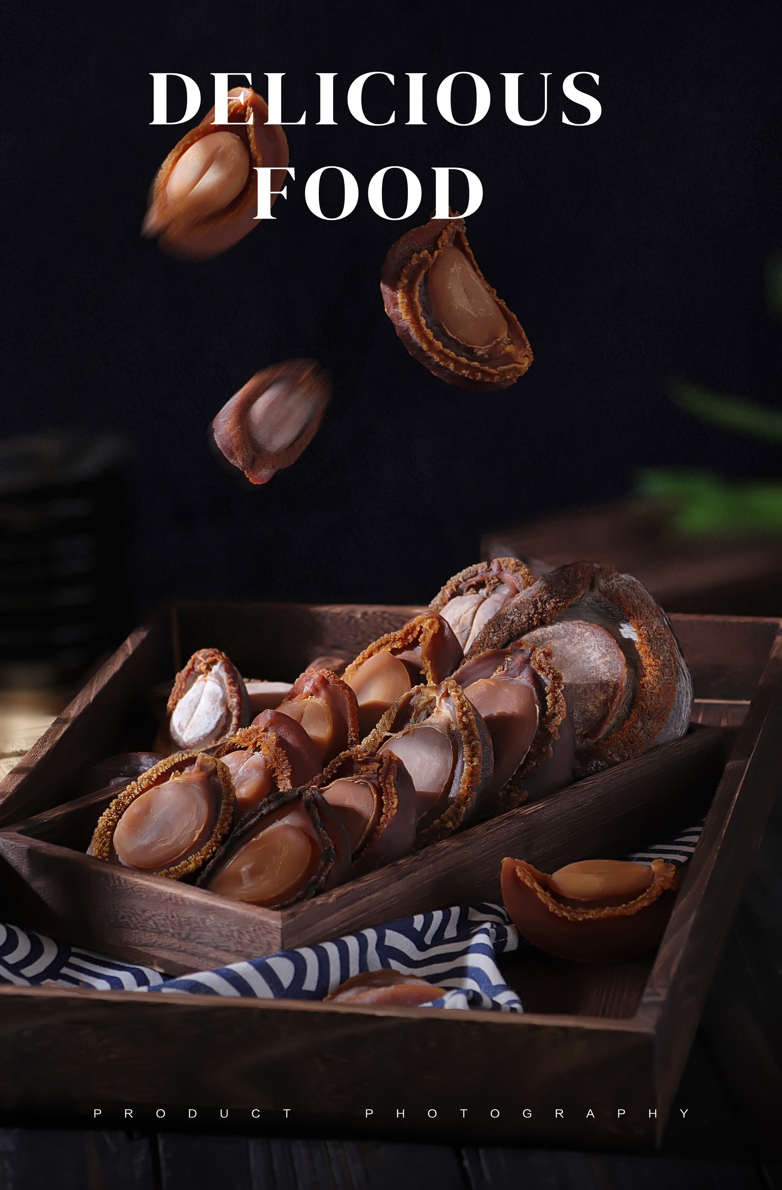 鲍鱼吉品鲍干鲍拍摄