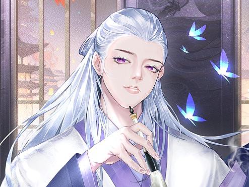 桫椤树旁花静晚, 下弦月照烛影长。