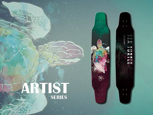【滑板联盟】长板定制《Artist系列》-归  瞬长板设计