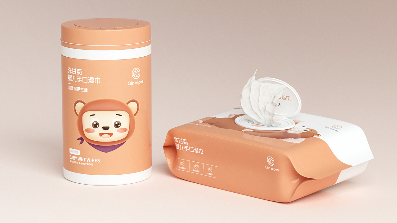 QIN湿巾品牌包装项目设计（图ZMjMzMzQxMzQ0） - 包装 - 站酷设计师胡晓波设计原创素材 - 站酷ZCOOL
