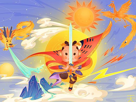 #国漫万创#蛋生的修炼（个人主页-ZNTU1MTA0ODA=） - IP形象 - 站酷设计师吴雄华123原创素材 - 站酷ZCOOL