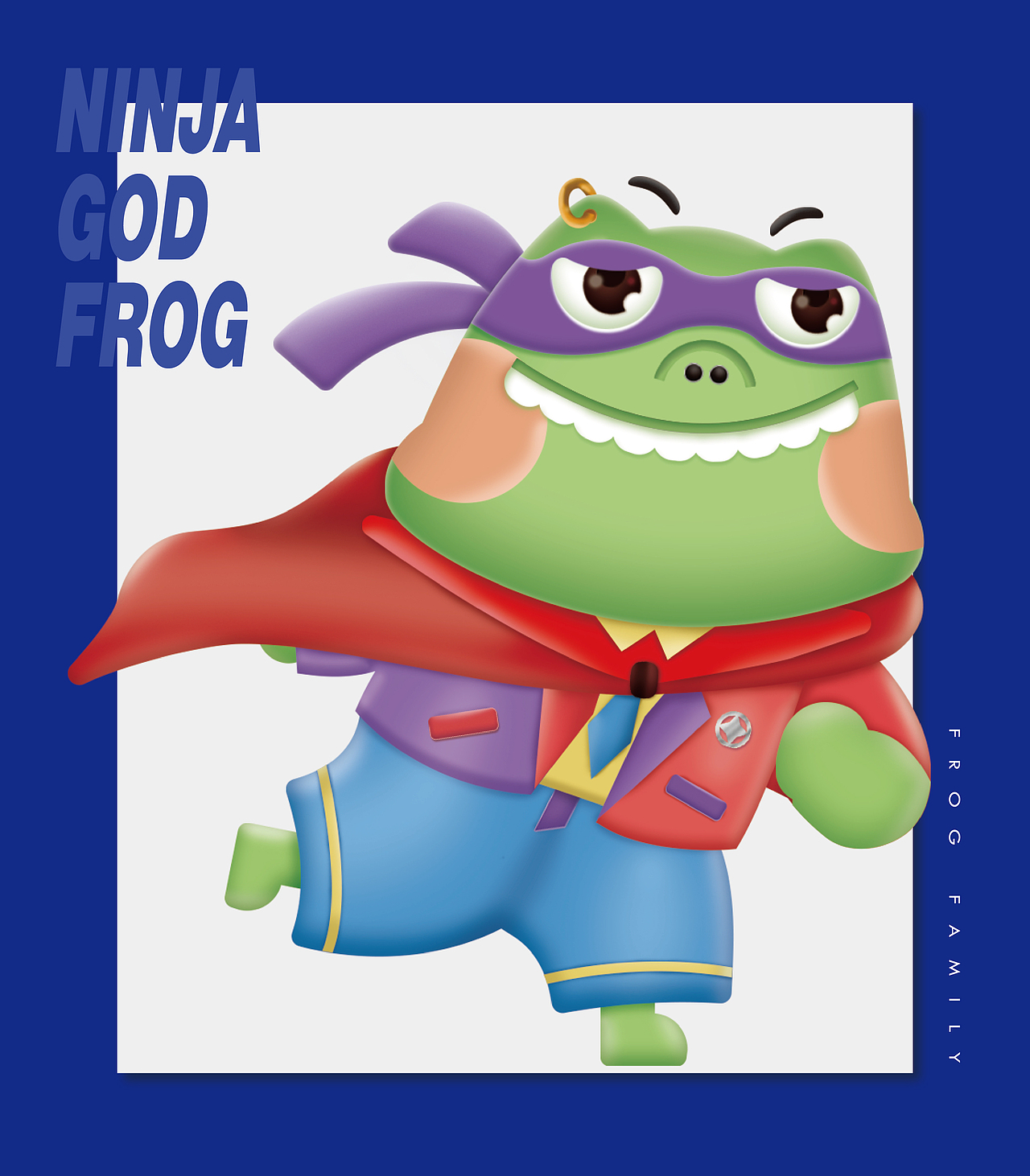 青蛙家族IP形象（图ZMjA2NDA3NTIw） - 商业插画 - 站酷设计师欣大原创素材 - 站酷ZCOOL