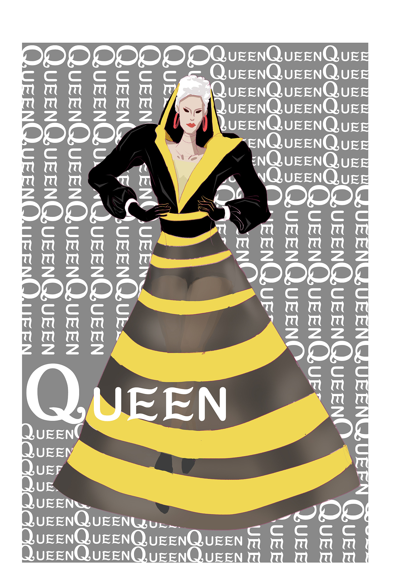 king and queen|插画|商业插画|常深 - 原创作品 - 站酷 (zcool)