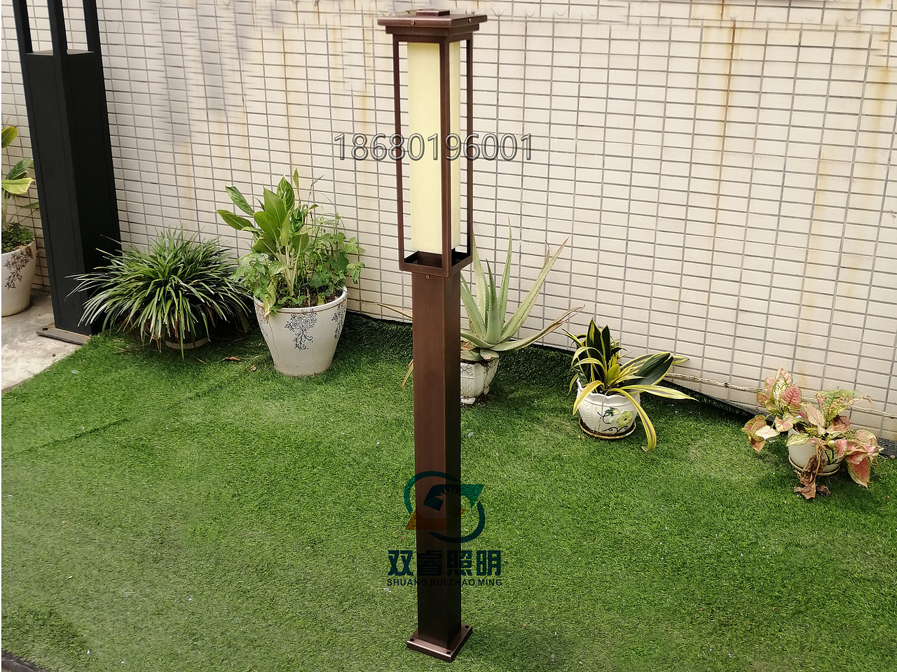 小型景观灯庭院矮柱灯紫铜落地灯柱草地特色灯不锈钢