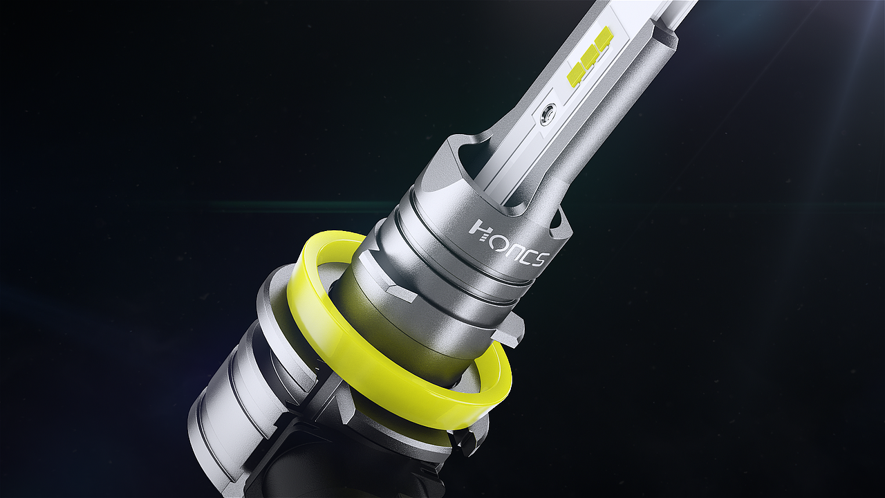 HONCS LED车灯展示动画