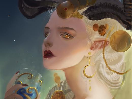 魔幻风临摹（个人主页-ZNDEyMjQ4MDA=） - 商业插画 - 站酷设计师小苹果99原创素材 - 站酷ZCOOL