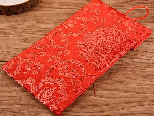 锦缎红包福字版