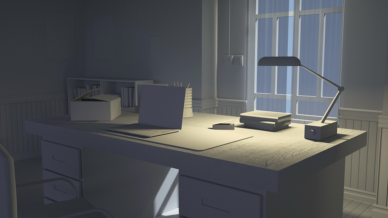 C4D室內(nèi)場(chǎng)景建模渲染練習(xí)（圖ZMjcwNTIzNzEy） - 建筑/空間 - 站酷設(shè)計(jì)師本吾原創(chuàng)素材 - 站酷ZCOOL