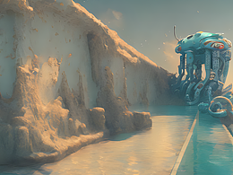 #站酷梦笔#海 机器人