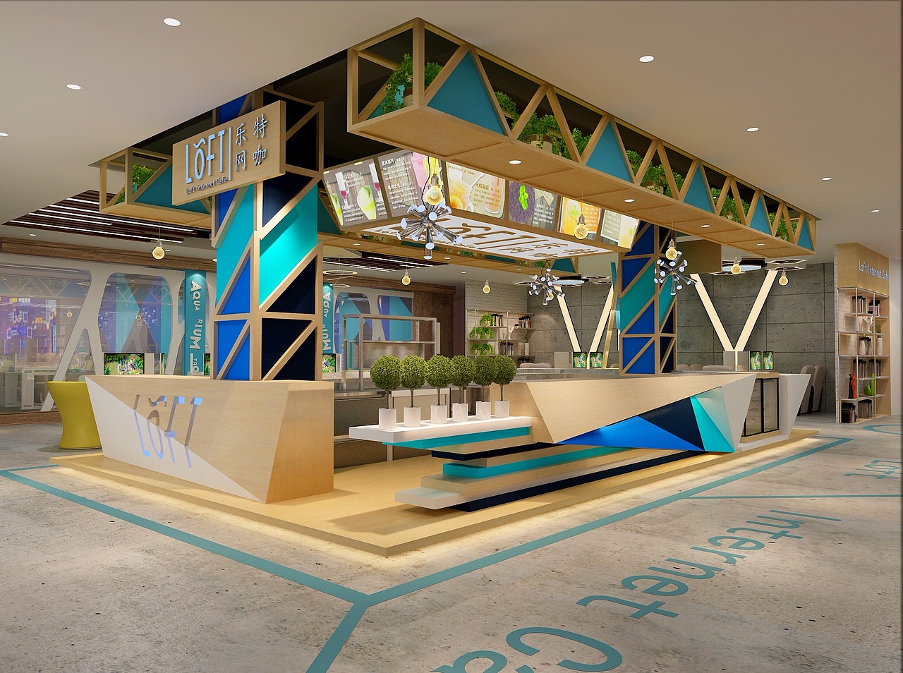 乐特网咖 Loft  Internet Café 全国跨界概念网咖连锁/ 品牌vis视觉设计