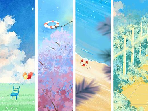 清新文艺风景之24节气系列