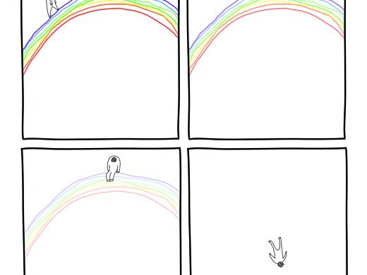 又丧又治愈的四格小漫画 