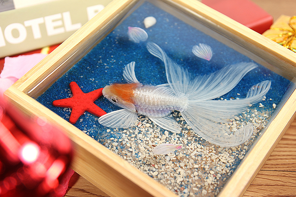 亦真亦假，手绘立体树脂画作品（图ZOTY0MTM4ODQ=） - 工艺品设计 - 站酷设计师明明一只猫原创素材 - 站酷ZCOOL