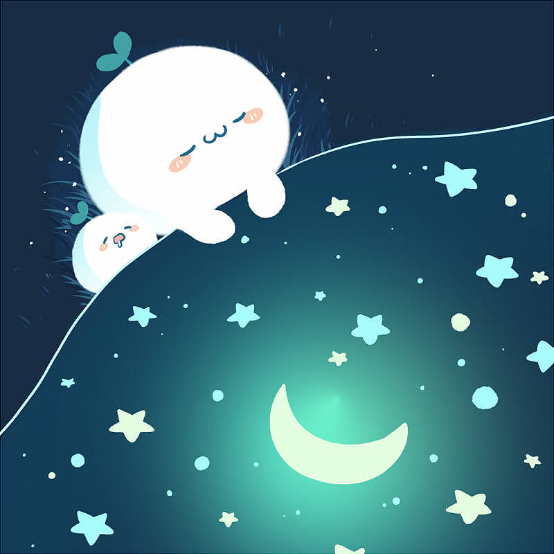 头像长草颜团子晚安我的小天使们300751