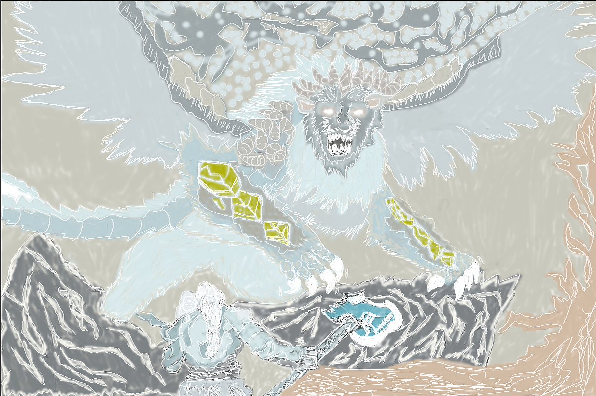 山海经异兽，凶兽穷奇（图ZMzI1NzI1NTAw） - 商业插画 - 站酷设计师Z867075340原创素材 - 站酷ZCOOL