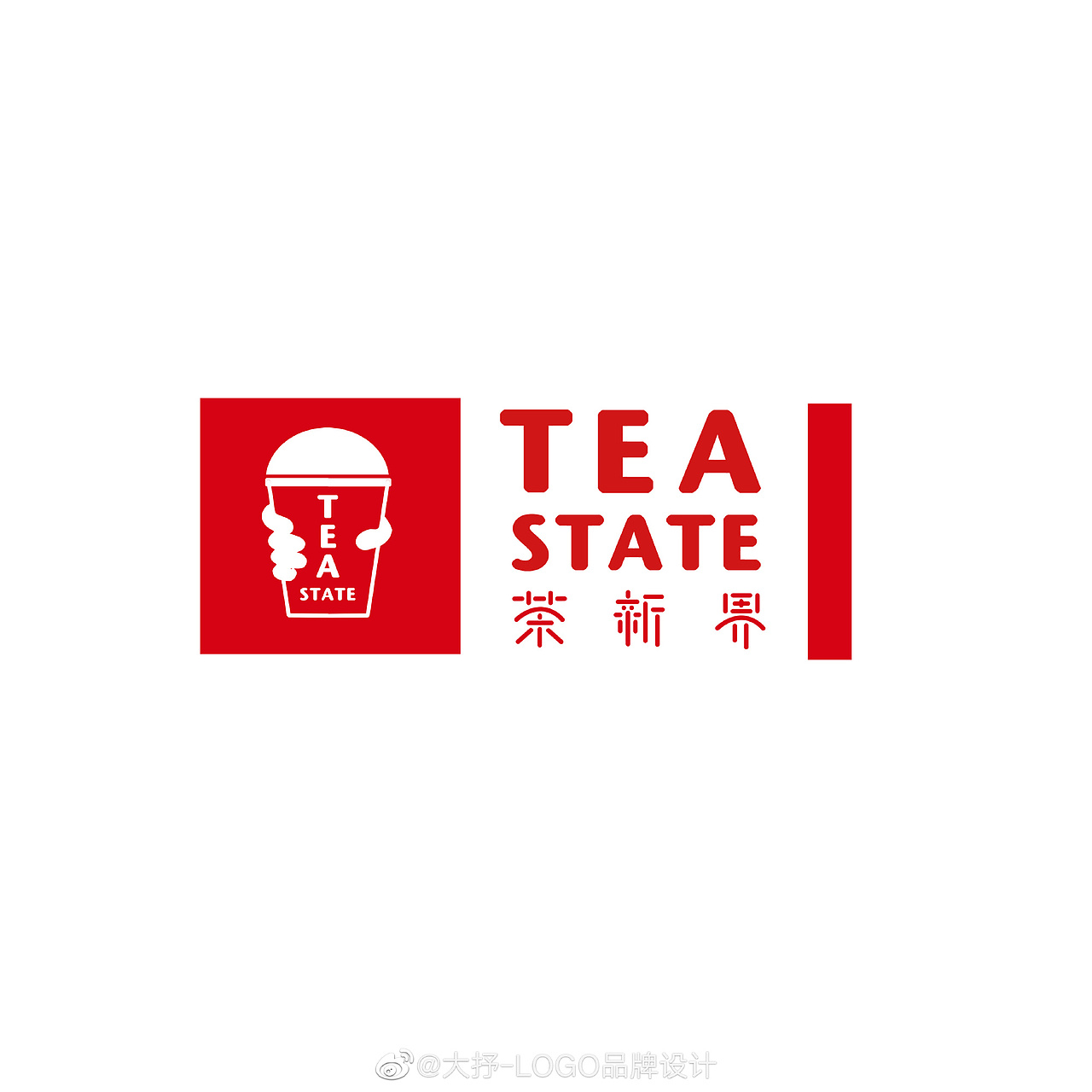 茶新界 奶茶店品牌VI设计 Logo设计