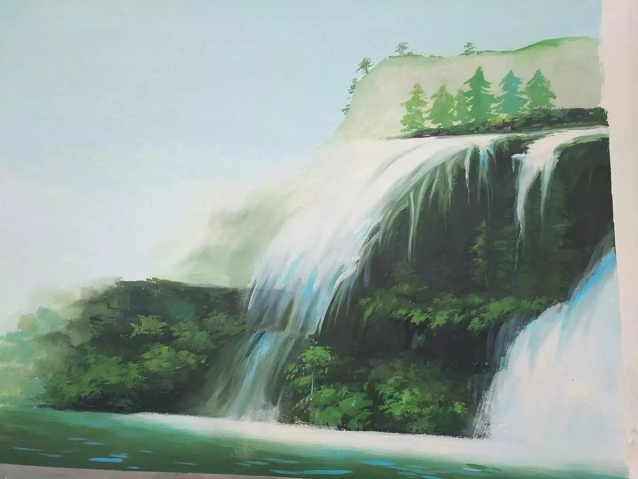 蜀绘壁画作品-乡村文化墙（图ZMTE3NTA2Mjky） - 建筑设计 - 站酷设计师蜀绘壁画原创素材 - 站酷ZCOOL