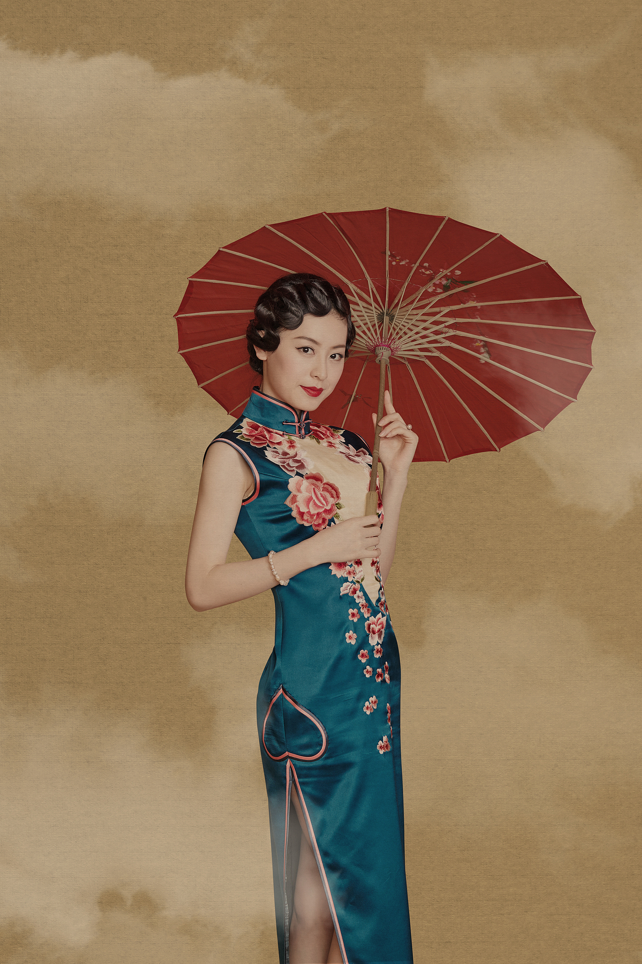 服装拍摄-某品牌旗袍礼服-中国风-新文人画摄影（第二弹）