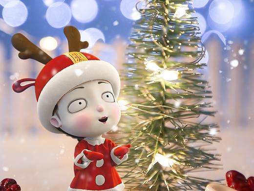 我那么可爱，能不能做你的圣诞礼物 | 僵小鱼圣诞壁纸