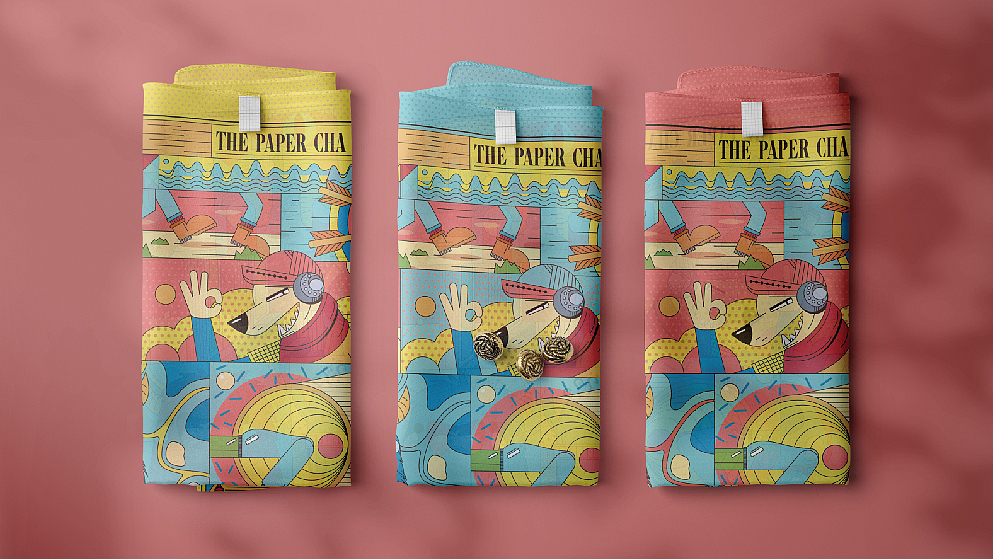 趣系列丝巾设计